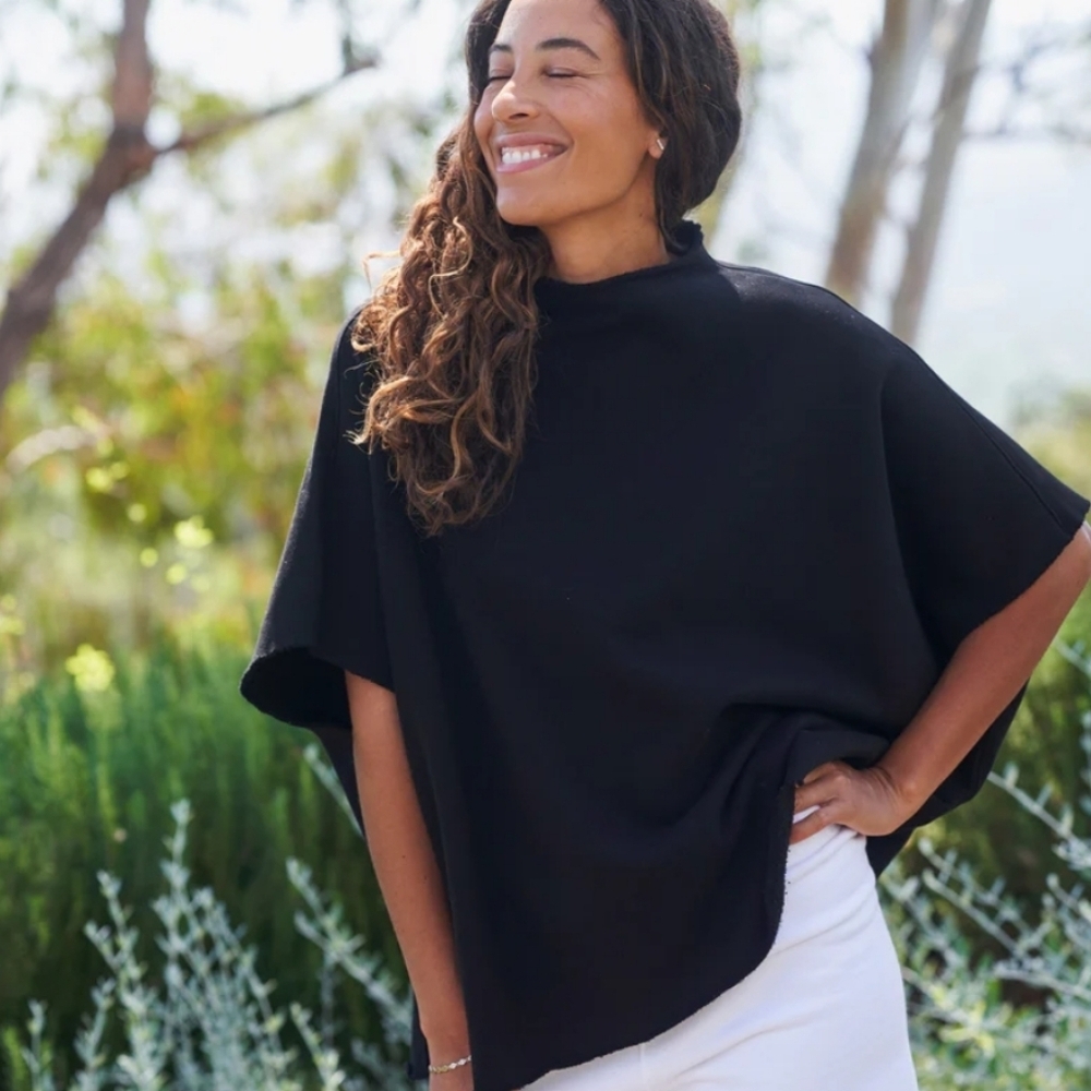 Frank & Eileen Audrey Funnel Neck Capalet